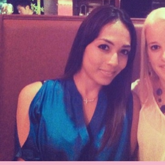 Flowy Silk Tunic Blouse | BEBE - Picture 4 of 4